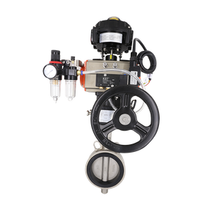 Válvula Borboleta Pneumática Linear EPDM de Aço Inoxidável