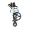 Válvula borboleta excêntrica pneumática linear WCB aço inoxidável RPTFE